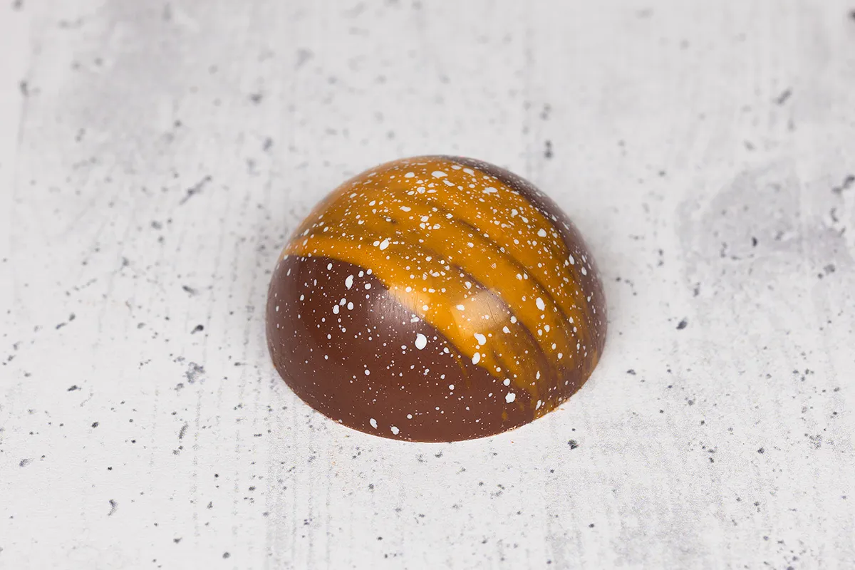 Sós karamell – narancs bonbon