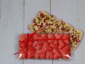 Táblás csokoládé (szív)